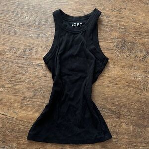 Super cute black tank from The Loft